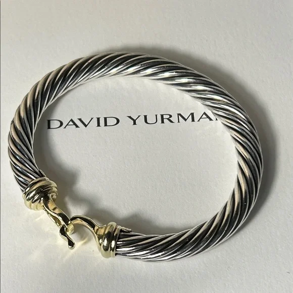 David Yurman Buckle Classic Cable Bracelet, 7mm - Picture 6 of 10